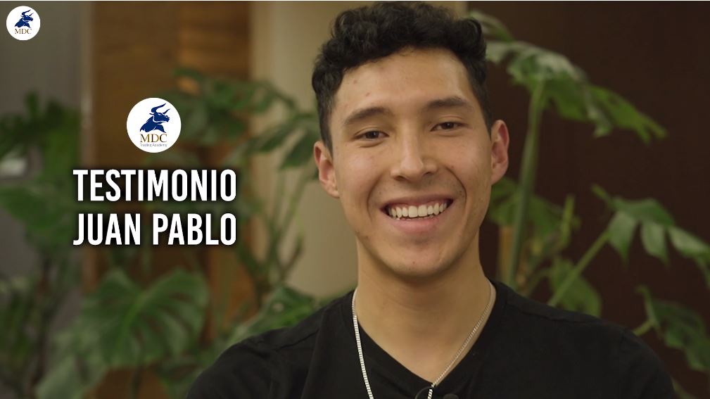 Juan Pablo testimonio de trading de MDC Trading Academy