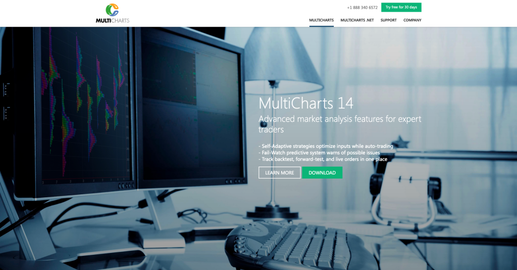 Plataformas de trading para principiantes: Multicharts