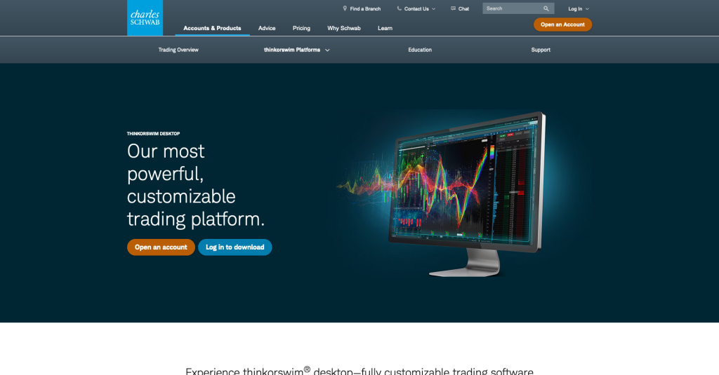 Plataformas de trading: Thinkorswim