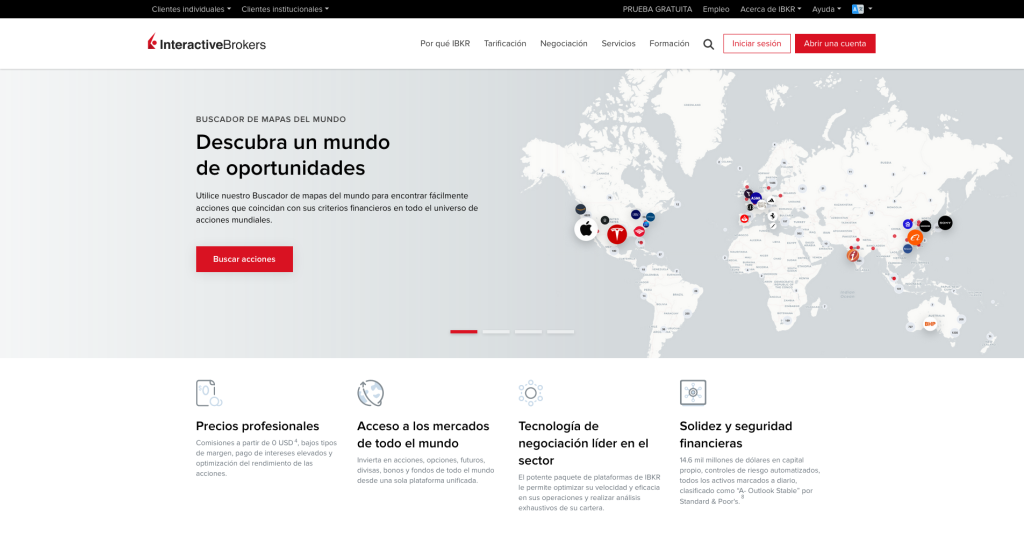 Brokers para hacer trading de futuros en México: InteractiveBrokers