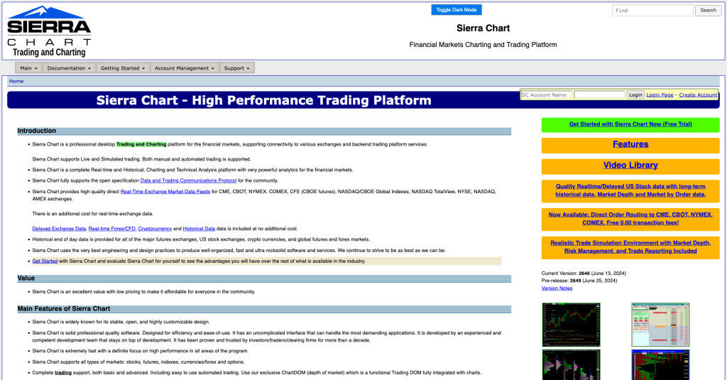 Sierra Chart: 5 Plataformas de trading de futuros para argentinos 